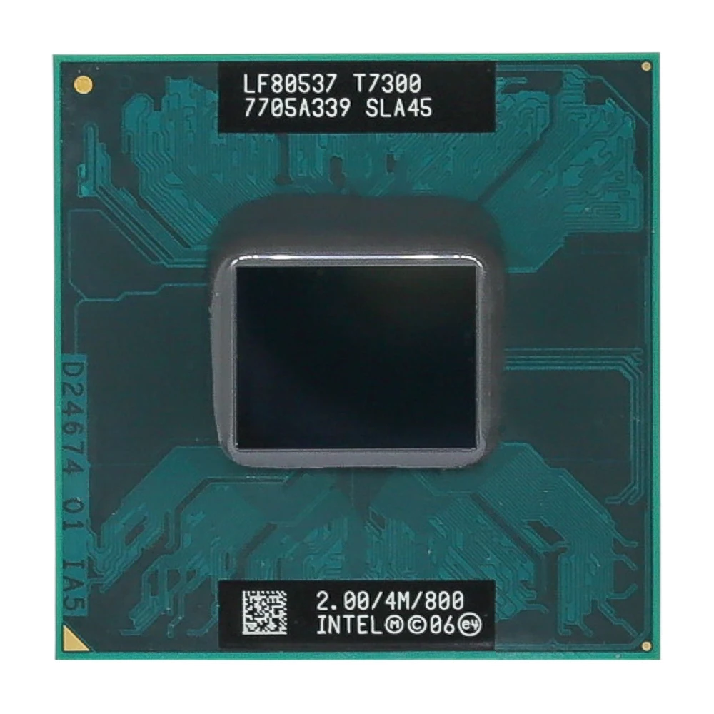 Процессор Intel Core 2 Duo T7300 4 м разъем 479 кэш/2 0 ГГц/800/двухъядерный | Компьютеры и офис