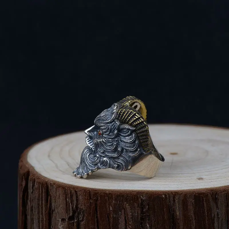 Мужское и женское кольцо с красным камнем серебро 2019 пробы регулируемый размер