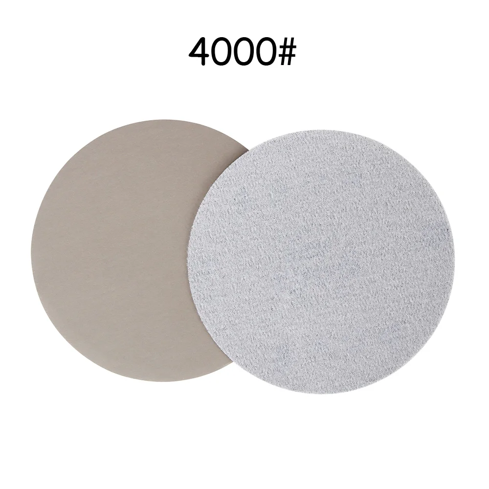 5Pcs 4000Grit 5/10/20 шт. 60-10000 Грит с петлей, даже если вымокли или сухой абразивные инструменты Водонепроницаемый 5 ''125 мм наждачная бумага колодки шлифовальные диски - Цвет: 5Pcs 4000Grit