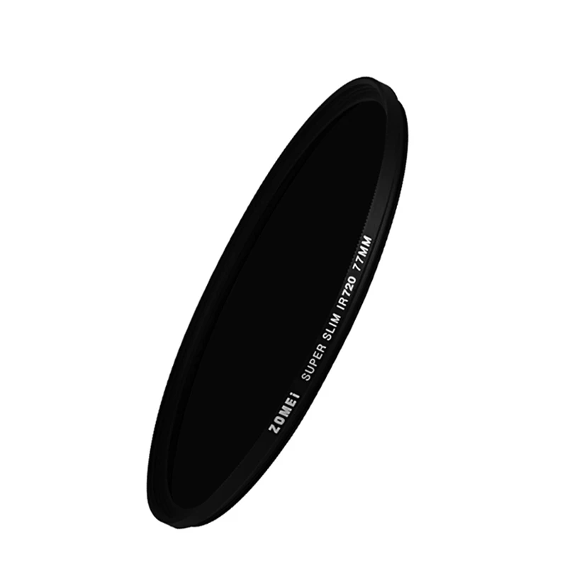 Zomei Infrared IR filter 680nm 720nm 760nm 850nm 950nm 37mm 49mm 52mm 58mm 67mm 72mm 82mm for SLR DSLR camera lens |