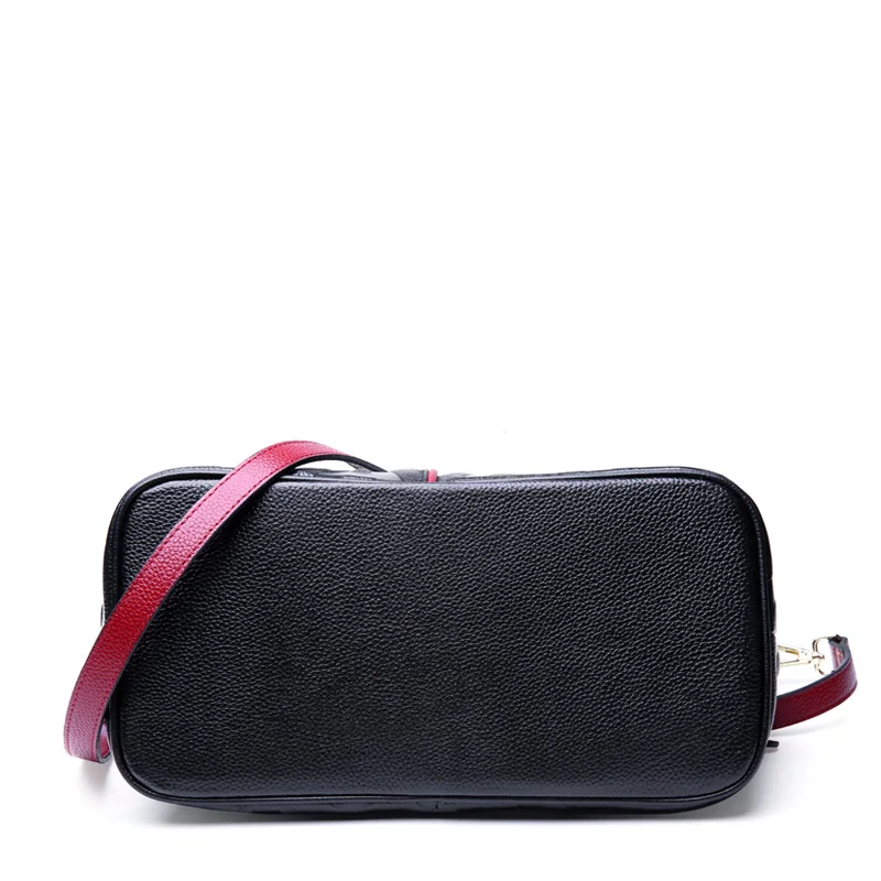 Кожаная женская сумка Новая Европейская мода портативная тоут с надписью