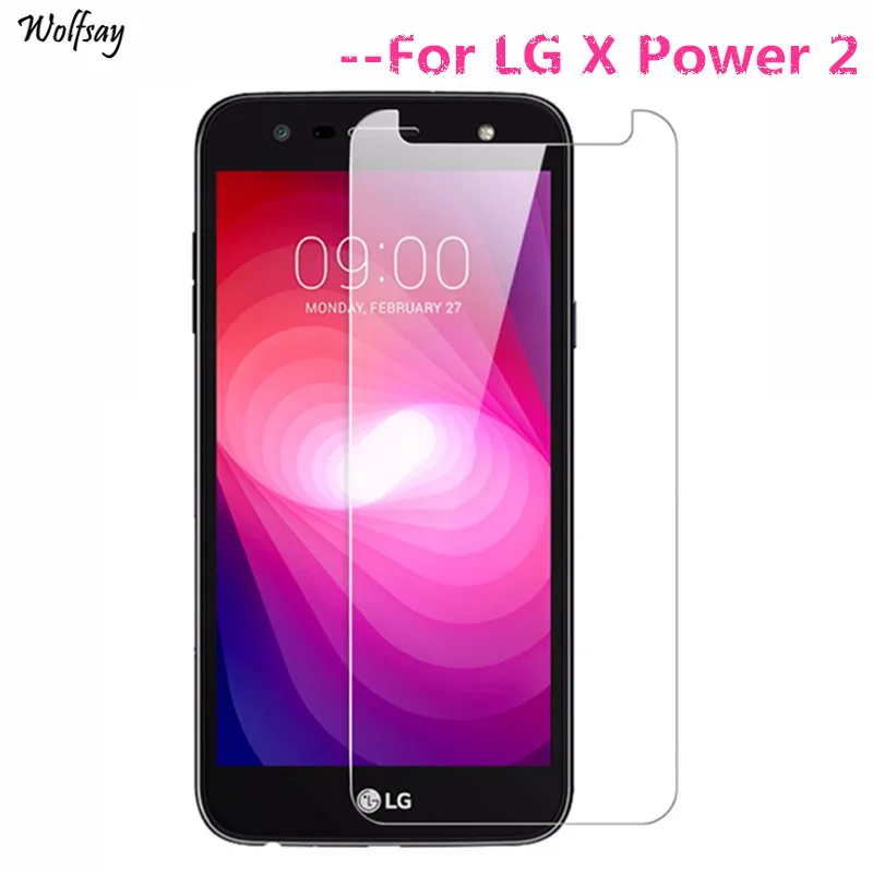 2 шт для стекла LG X Power закаленное стекло Защита экрана Power2 защитная пленка M320 M320N
