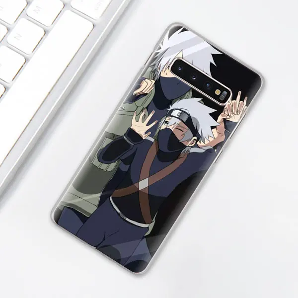 015 Аниме «Наруто» производства компании "Kakashi" чехол для телефона аниме для samsung Galaxy S10e S10 плюс S7 S8 S9 Plus, Note 8, 9, 10, плюс S10 5G M20 M30 жесткий чехол Coque - Цвет: 015
