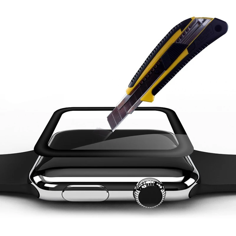 Защитная пленка из закаленного стекла с полным покрытием для Apple Watch 44 мм 40 Серия i