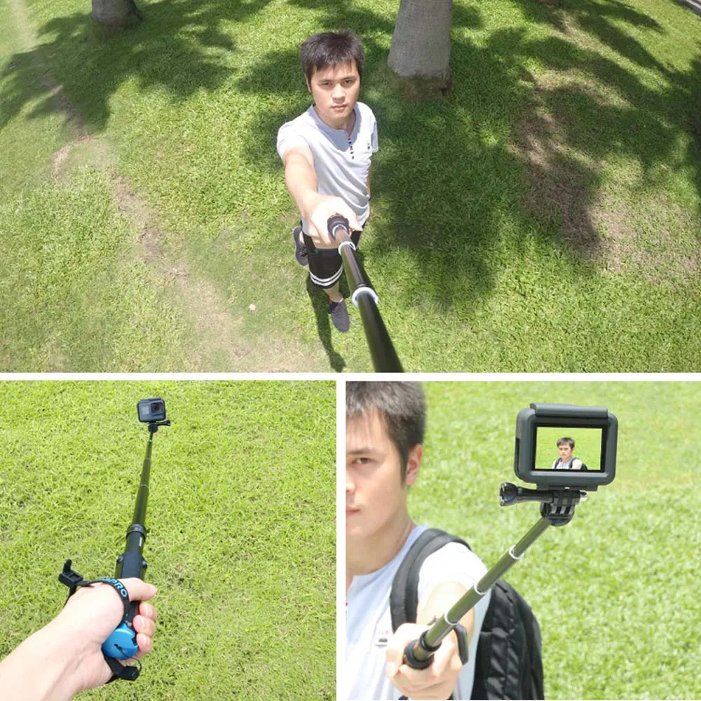 JINSERTA Gopro Аксессуары Ручной штатив для Gopro7/6 селфи палка выдвижной монопод селфи палка для Xiaoyi Mijia SJ камера