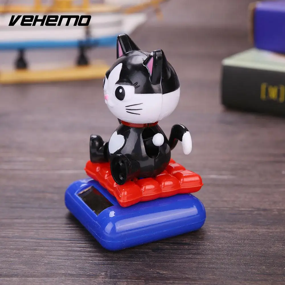 Vehemo Модель Кукла танцевальная игрушка на солнечных батареях животное котенок