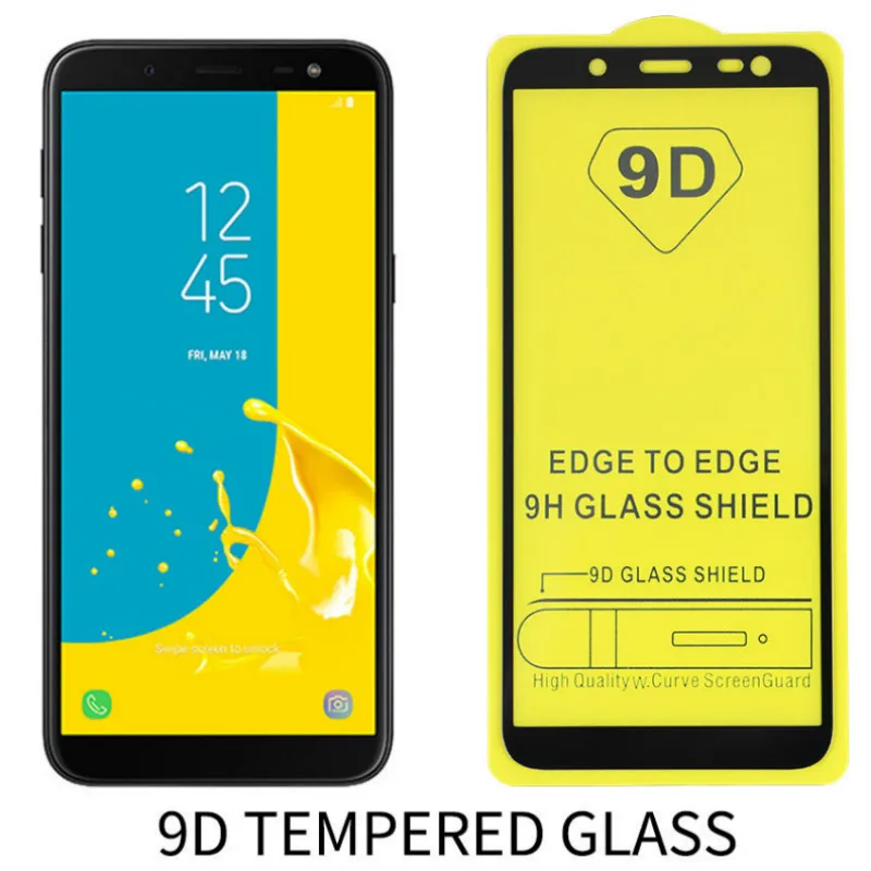 9D полное покрытие экрана Закаленное стекло протектор для samsung Galaxy M10 M20 A8 2018 J8 Plus