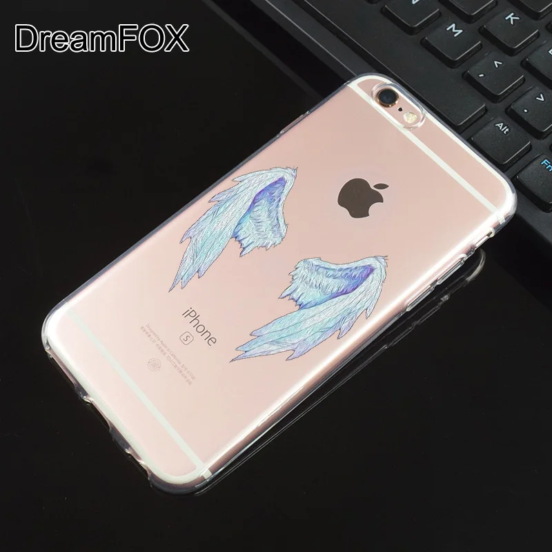 N467 Wing Soft TPU Silicone Cover For Apple iPhone 11 Pro XR XS Max 8 X 7 6 6S Plus 5 5S SE 5C 4 4S Case |