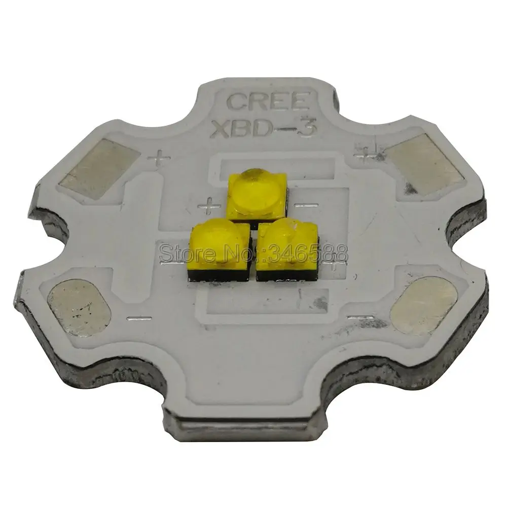 Cree XBD XB D 3 светодиода светодиодная лампа эмиттер белый теплый красный зеленый