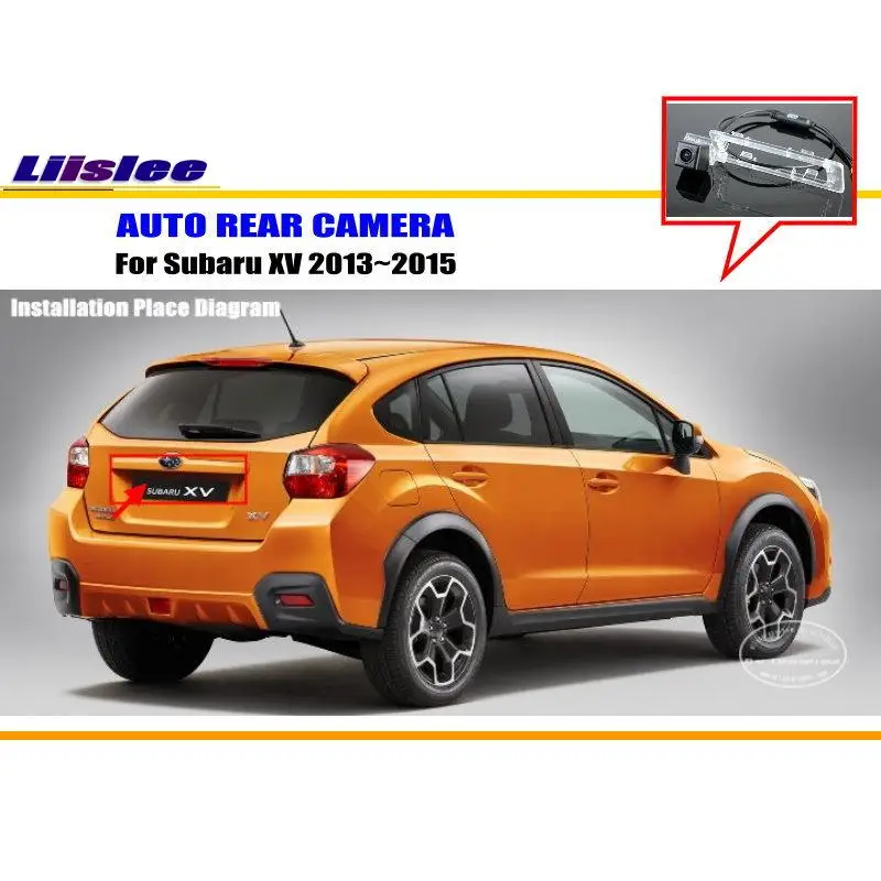 Резервная парковочная камера Liislee для Subaru XV 2013 ~ 2015/фотокамера задний вид
