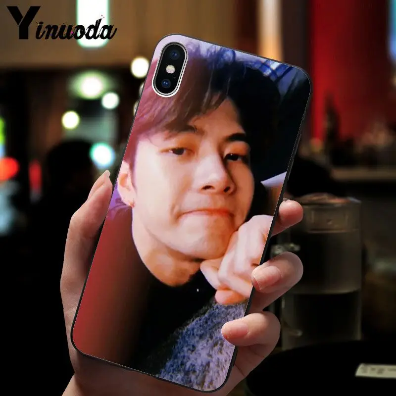 11pro MAX GOT7 Jackson Wang TPU черный чехол для телефона iPhone X XS 6 6S 7 7plus 8 8Plus 5 5S XR | Мобильные