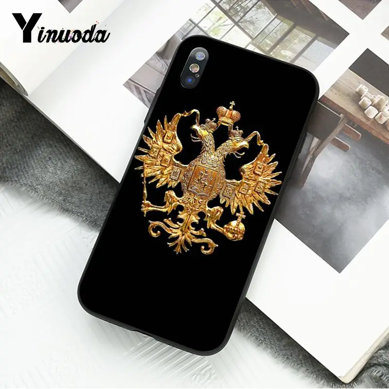 Чехол для телефона с гербом России и Албании iphone 12 11 Pro Max X XS MAX 6 6S 7 8plus 5 5S XR|Бамперы|
