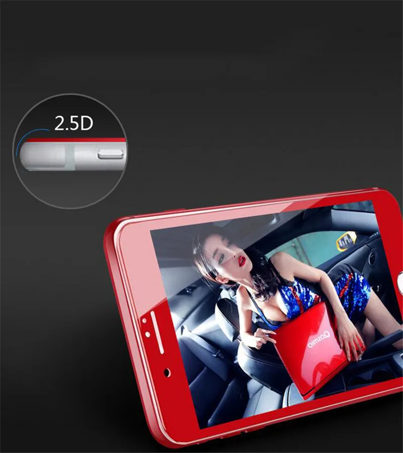 5D(3nd Gen 3D 2nd Gen 4D) полноэкранное покрытие из закаленного стекла для iPhone 6 6S 7 7 Plus NFH чехол с защитной пленкой для экрана на 4," 5,5"