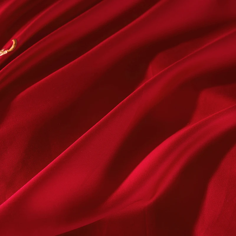 Набор свадебных постельных принадлежностей из 6 предметов 100% хлопка с вышивкой |