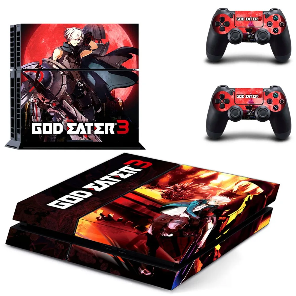PS4 наклейки на контроллер God Eater 3 vinilo ps4 Дизайн Виниловая наклейка для игровая