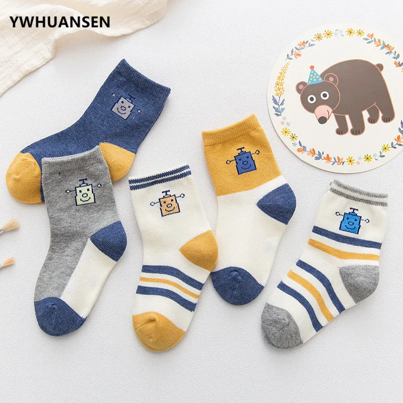 YWHUANSEN 5 парт/лот от 1 до 12 лет Осень Зима Детские блестящие короткие цветные