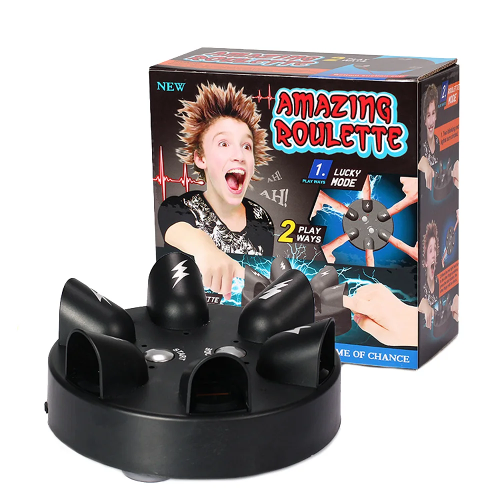 Новый Забавный Мини второго поколения Электрический shock finger детектор лжи Tricky game