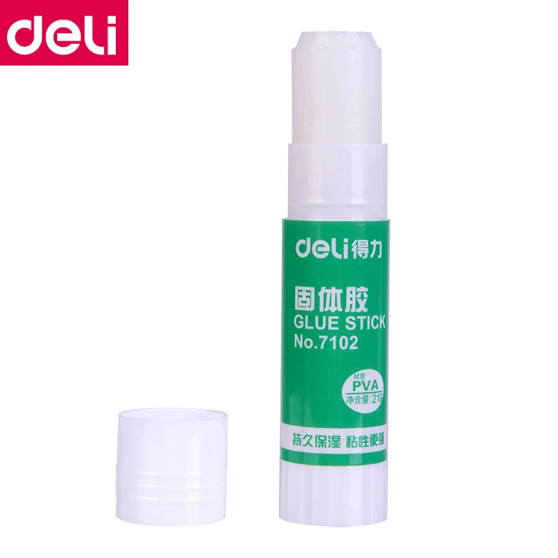 

1PCS Deli 7102 Glue stick glue gun Formaldehyde free 21g solid glue sticks