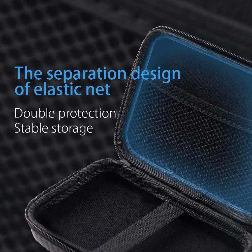ORICO Внешний жесткий чехол для хранения HDD SSD сумка для 2,5 жесткого диска внешний аккумулятор USB кабель зарядное устройство Внешний аккумулятор наушники чехол PHM черный