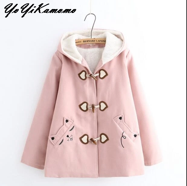 Парка YoYiKamomo Женская с капюшоном повседневная свободная|women coat|women parkawomen women coat |