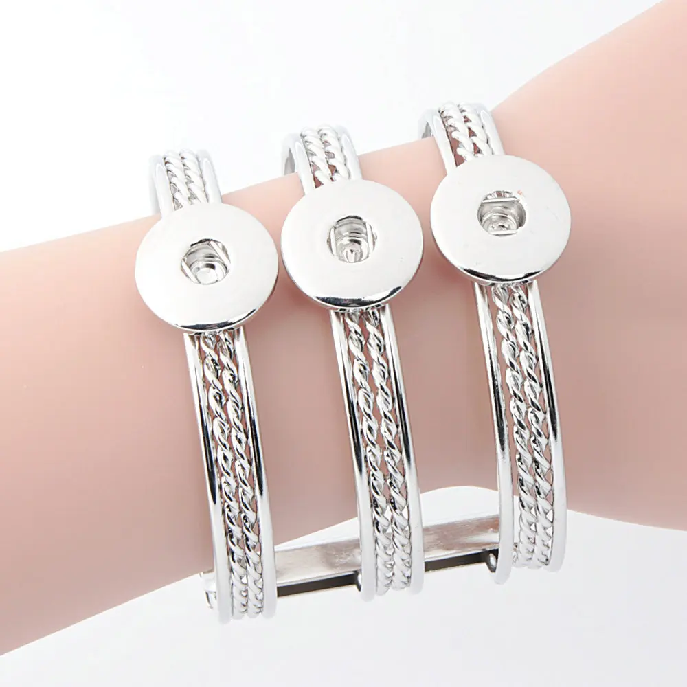 Новые продажи вечерние ювелирные изделия три ряда металлические браслеты с