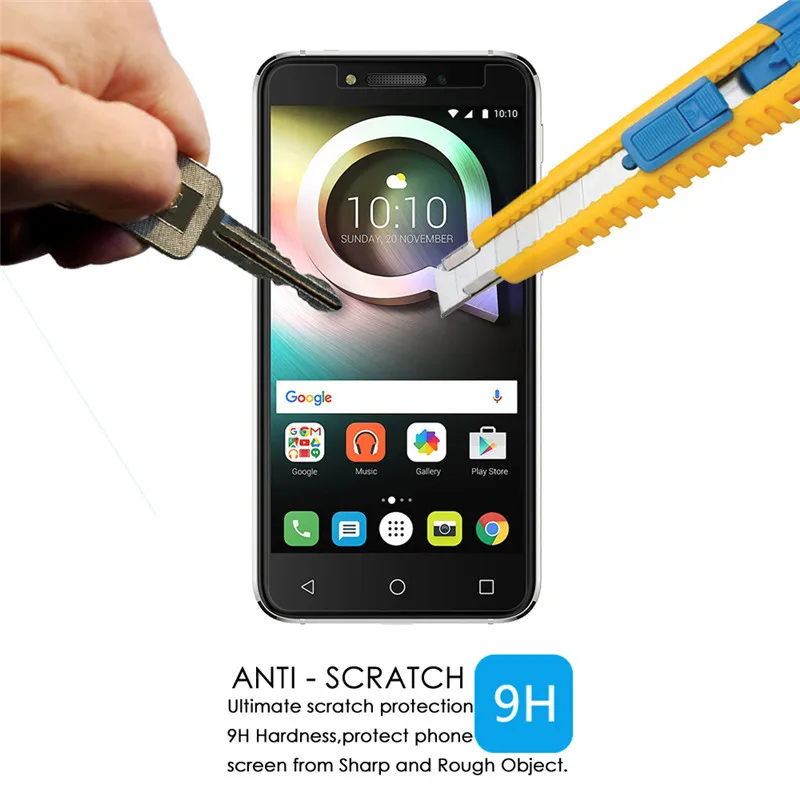 2PCS For Alcatel Shine lite Tempered Glass Screen Protector LCD Front Film Case Lite 5080X 5.0'' Mobile Phone | Мобильные