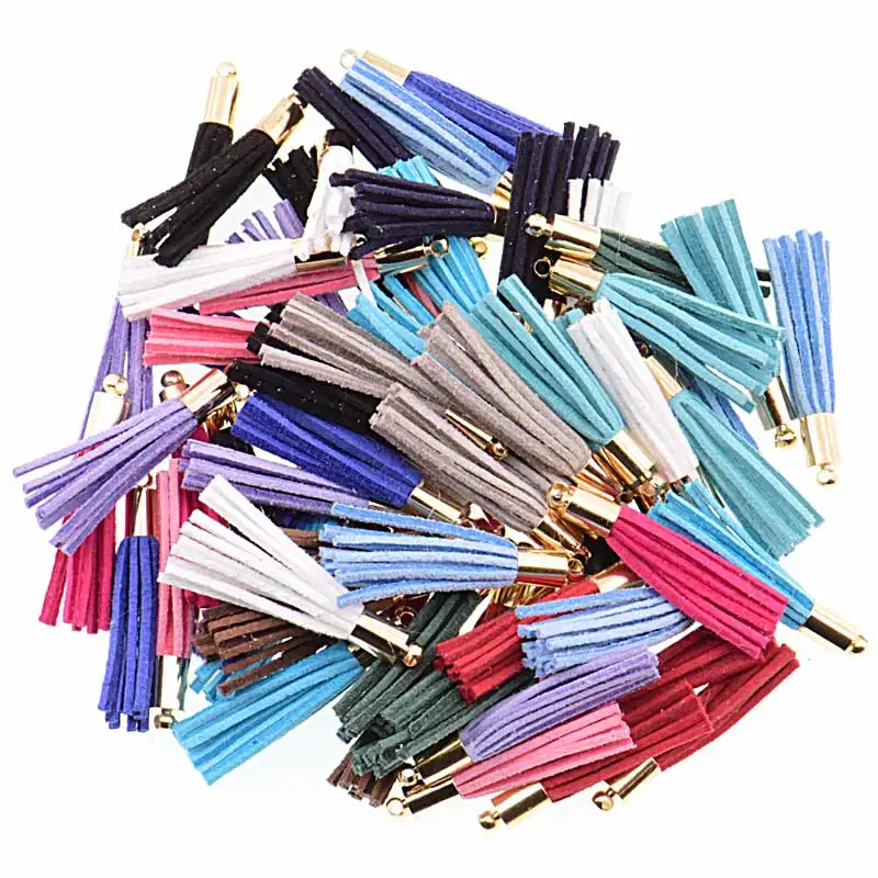35mm South Korea velvet Tassel Suede for boho jewelry diy making Supplies bracelet earring mobliephone Findings&ampAccessory | Украшения и