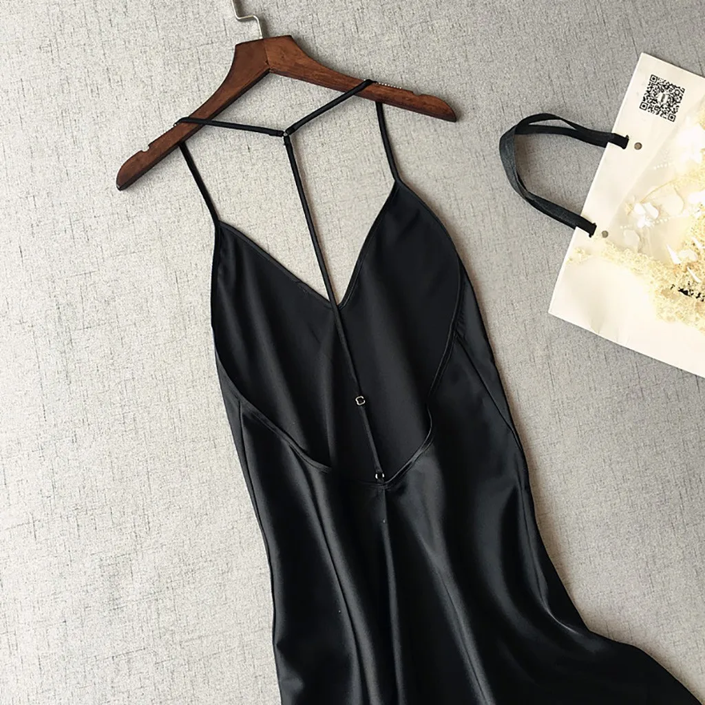 Экзотическая одежда женское сексуальное атласное нижнее белье Babydoll ночная