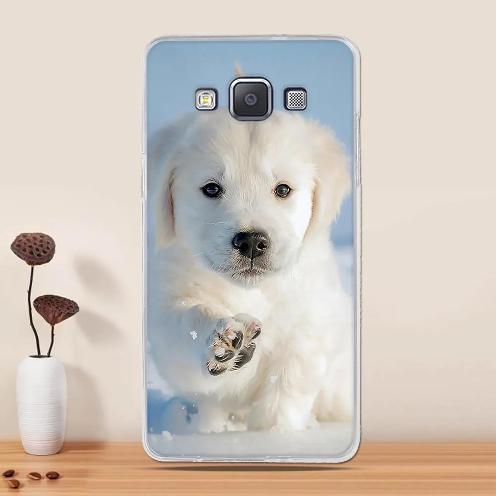 Силиконовый чехол для Samsung Galaxy A5 мягкий чехол-накладка из ТПУ 2015 телефона