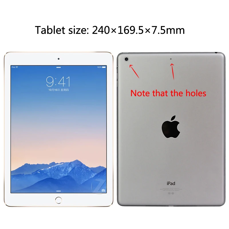 Чехол для планшета Apple iPad air 1 с функцией вращения на 360 градусов Модный