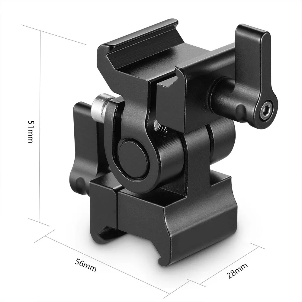 SmallRig быстроразъемное крепление EVF с зажимом Nato для универсальной DSLR камеры 5 &quotи