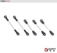 3 sets gartt 500 flybarless linkage rod fits align trex 500 rc helicopter accessories