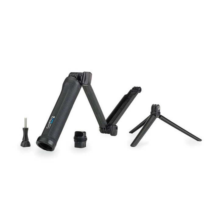 10 шт./лот 3 сторонняя селфи палка ручной монопод складной держатель для GoPro hero +