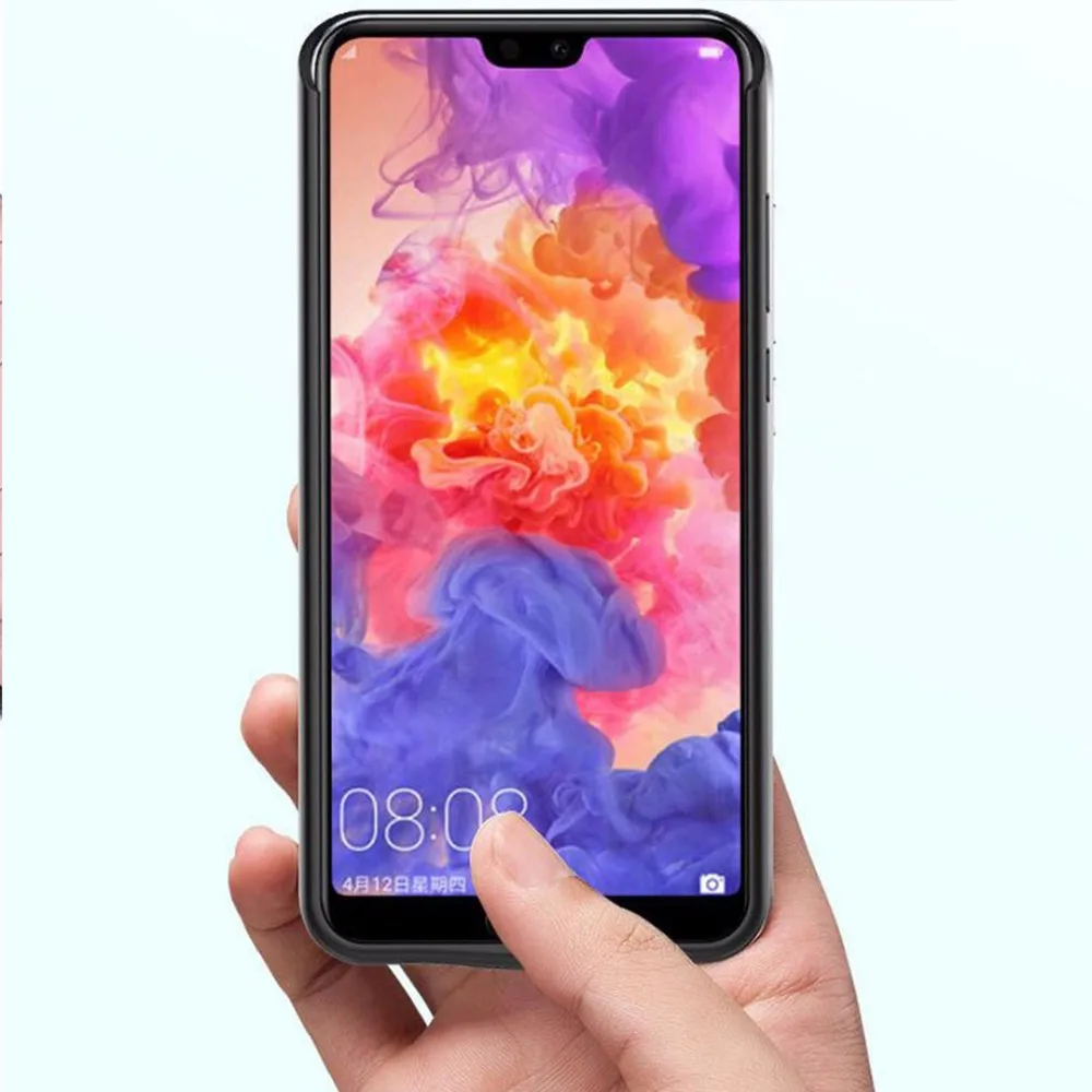 Kogngu Модный чехол для зарядного устройства для huawei P20 6800 мАч с зажимом для задней панели беспроводное быстрое зарядное устройство для huawei P20 Pro Чехол