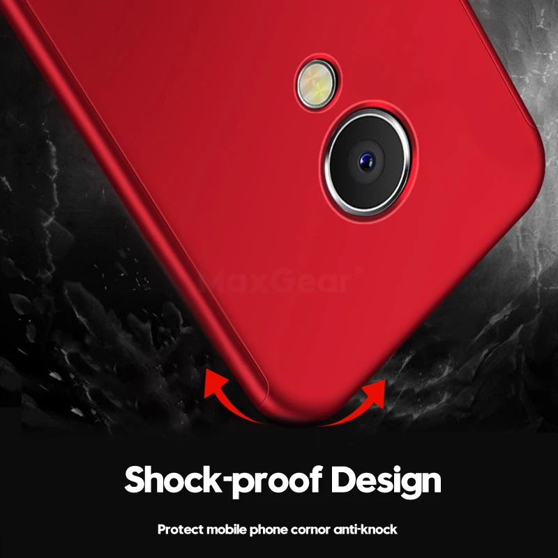 Чехол для Meizu Pro 7 с полным покрытием на 360 градусов защитный жесткий чехол из