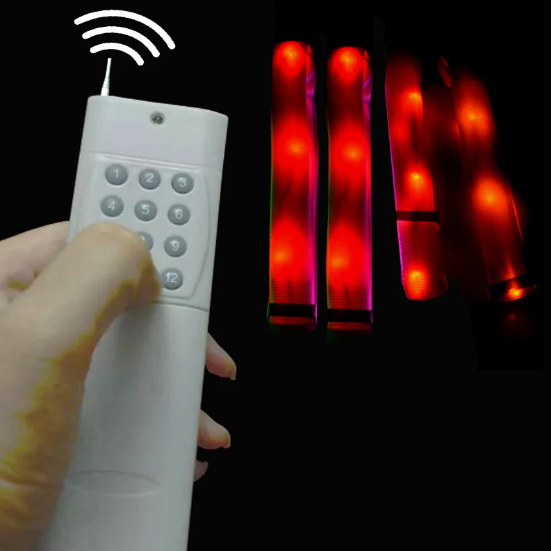 Браслеты со светодиодами RGB светящиеся фонарики нейлоновый браслет с 12 клавишами