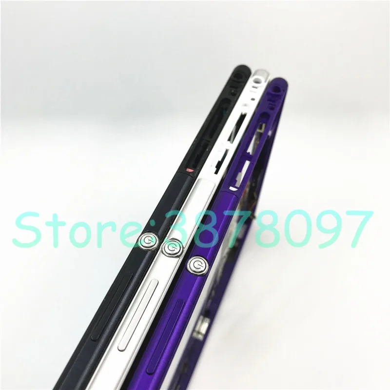 Передняя и средняя рамка корпус корпуса для Sony Xperia Z Ultra XL39h XL39 C6802 C6806 C683 C6843 C6833
