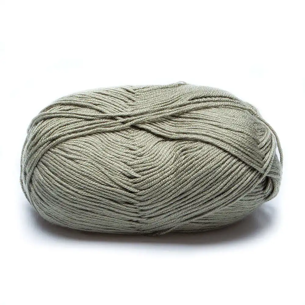Pea Green 1 шт. цветов супер мягкая натуральная гладкая бамбуковая хлопчатобумажная пряжа 11 цветов - Цвет: Pea Green