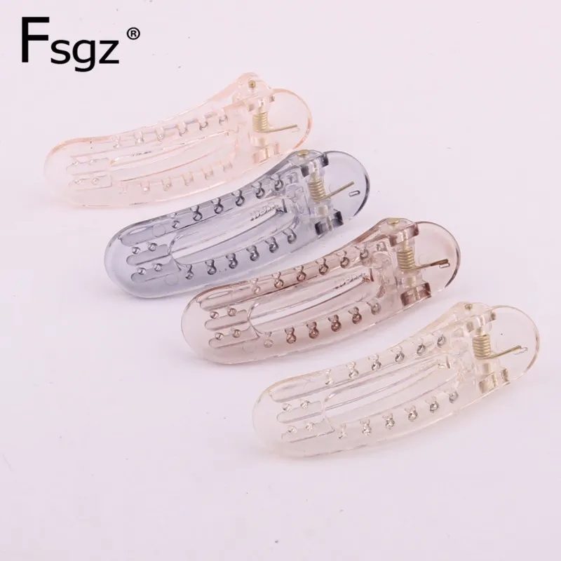 

Casual Concise Hairpin for Women Good Quality Transparent Pc Plastic Hairgrips Fringe Hair Clips Hollow Out Plain Basic Headwear