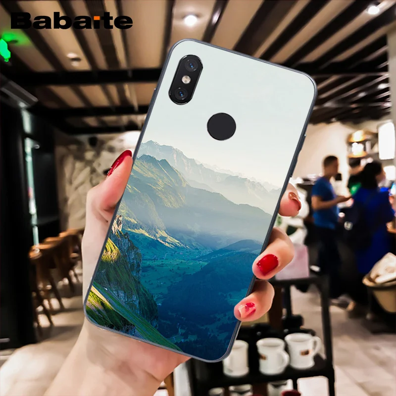 Babaite зимний Снежная гора Sceneary силиконовый чехол для телефона для Xiaomi MiA1 A2 lite F1 Redmi 4X 5Plus S2 Note7 Redmi Note4