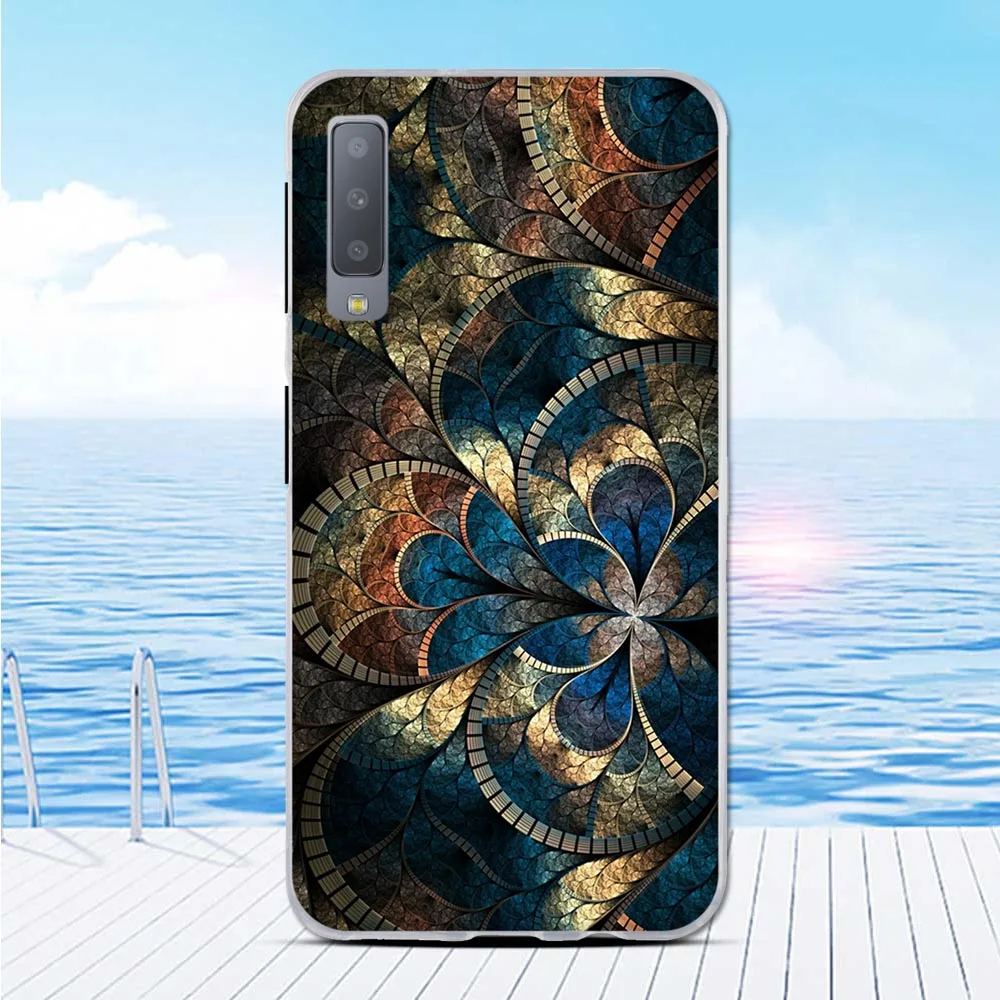 Чехол из ТПУ для Samsung Galaxy A7 2018 Тонкий силиконовый чехол-накладка A750 защитный чехол