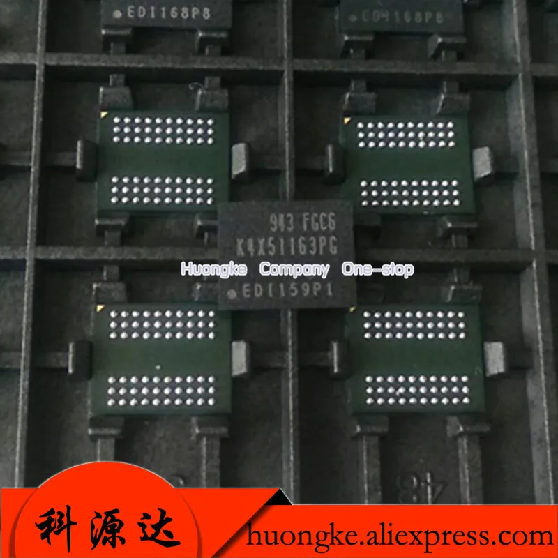 1 шт./лот K4X51163PI FGC6 чип памяти DDR SDRAM 64M флэш память частицы K4X51163PG FGC6|Запасные части| |