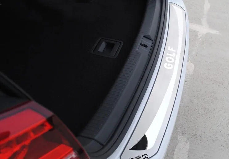 Защитная накладка из нержавеющей стали для заднего бампера подходит VW Golf 6 Mk6 GTI 2009