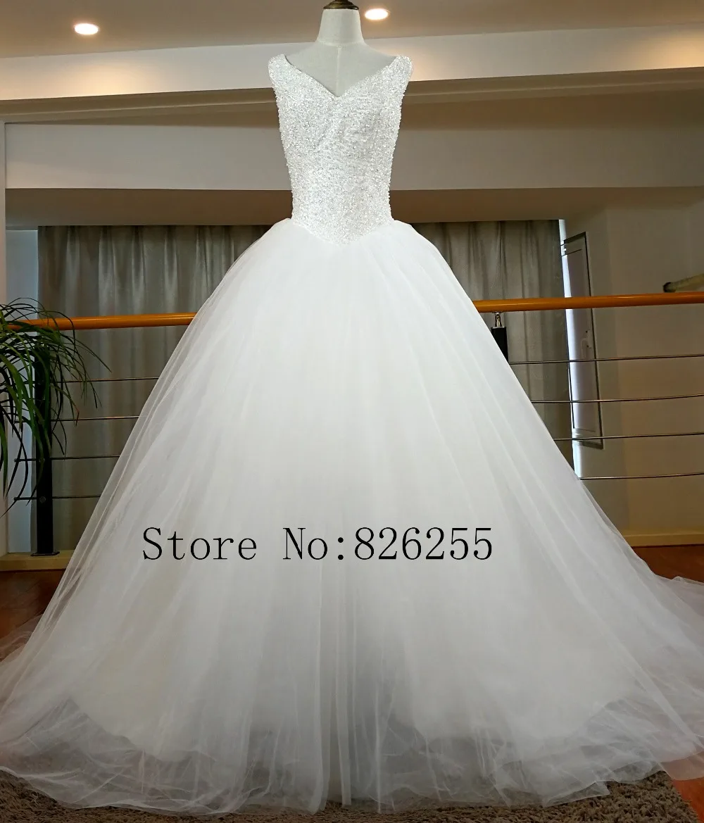 Новая модель Модные Роскошные бальное платье свадебное из фатина/свадебное с