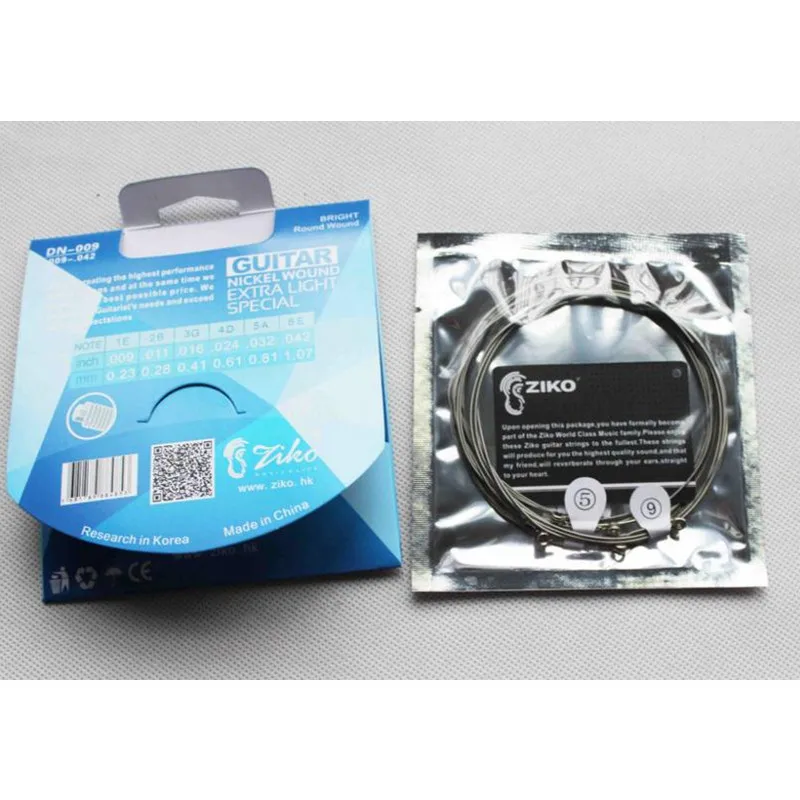ZIKO guitar strings.009 . 042 электрогитарные струны гитарные части пусть Гитара педаль
