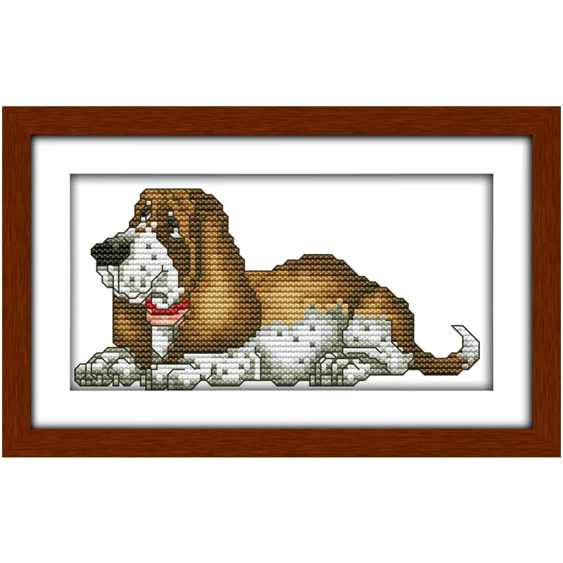 Набор для вышивки крестиком с изображением собаки|cross stitch kits dogs|printed cross stitchprinted |