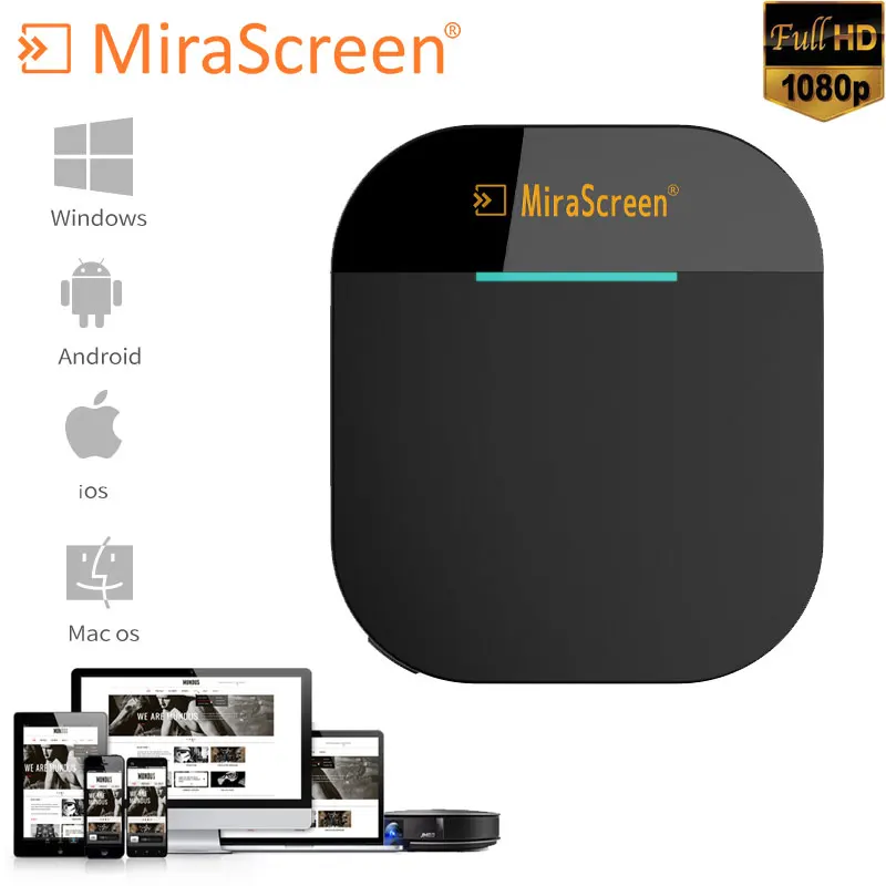 G5A AnyCast ТВ палка WiFi Дисплей ключ приемник Airplay отзеркаливание DLNA для смартфона