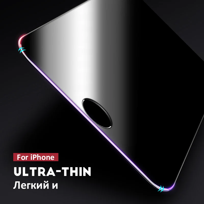 5D полное покрытие закаленное стекло для iPhone Xs Max Xr X 7 8 6 6s Plus Полный экран Защитная пленка для iPhone Xs Max стекло