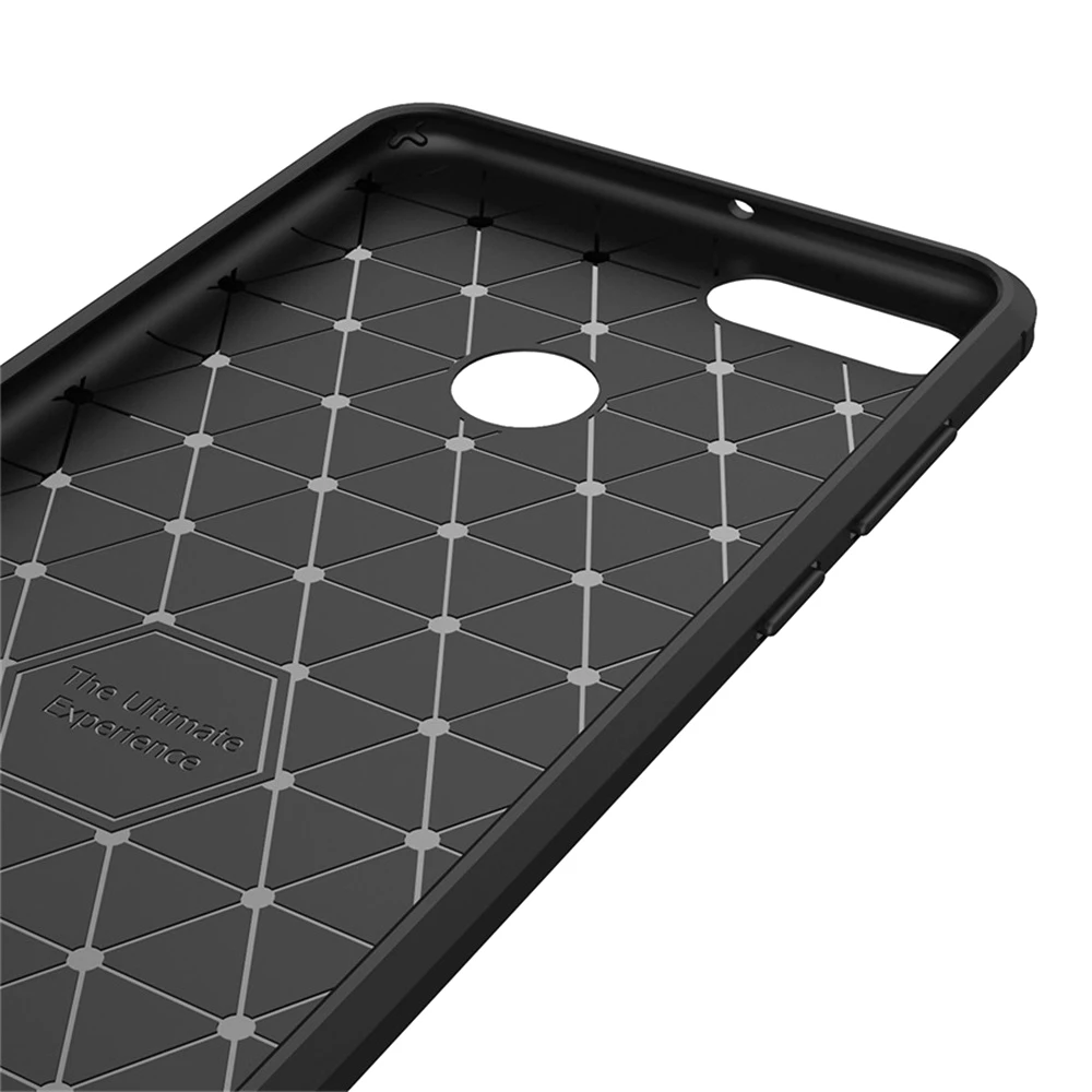 Case For Huawei Honor 8C 8X 7A 7C 7X 6X 8A 9 9i 10 10i 20i 20 V20 V9 V10 Play Pro Lite Carbon Fiber TPU Phone Cover Shell |