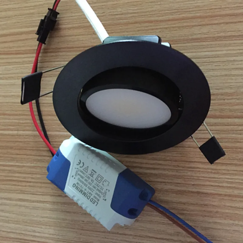 1x Dimmable Led downlight light COB Ceiling Spot Light 15W 12W 9W 7W 5W AC 110V/220V recessed Lights Indoor Lighting | Освещение